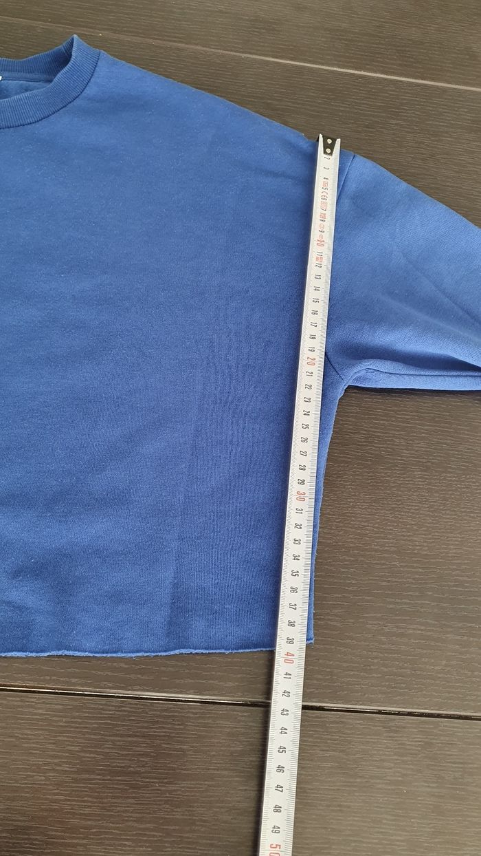 Sweat court bleu en S - photo numéro 5
