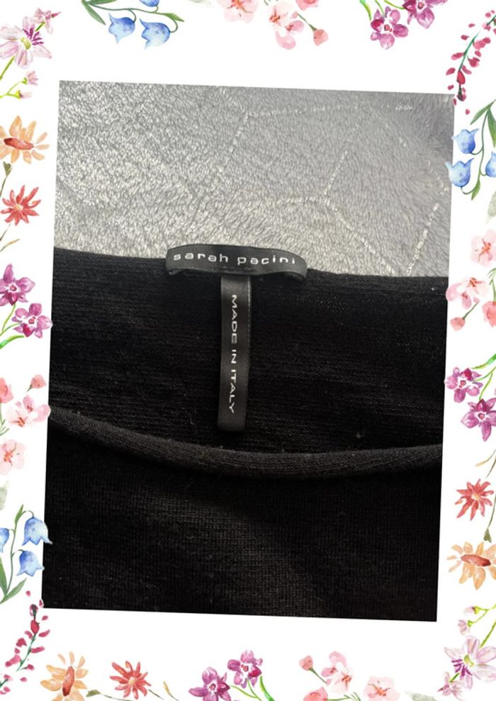 Pull Noir Sarah Pacini – Élégance Minimaliste & Confort Absolu 🖤 - photo numéro 2