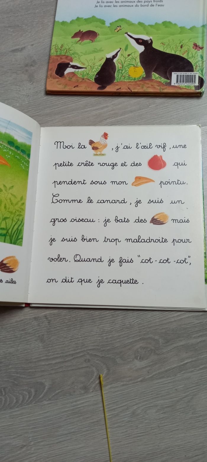 2 livres "je lis" apprentissage lecture avec image - photo numéro 3