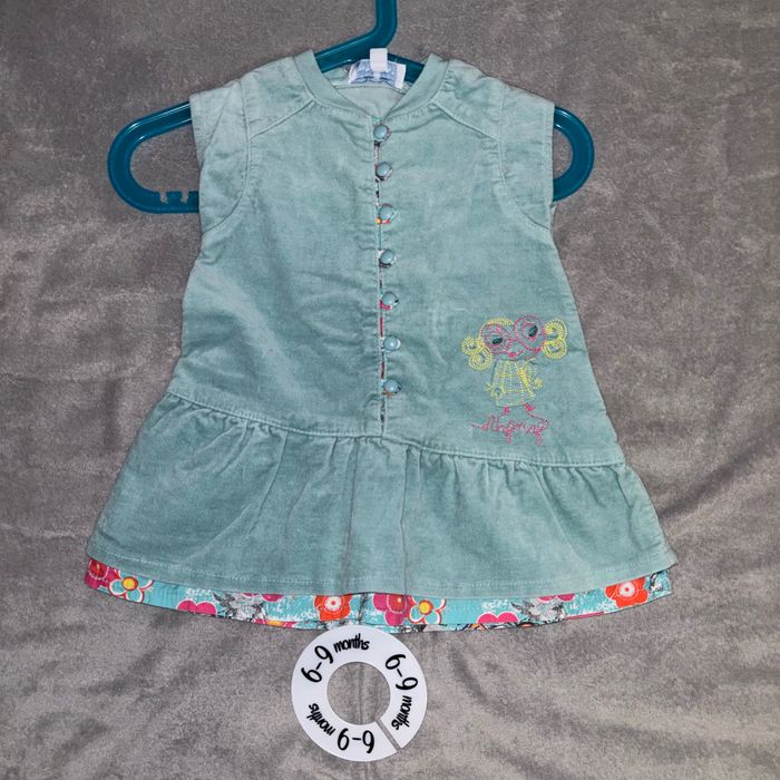 Lot robes manches courtes bébé fille 6 mois - photo numéro 4