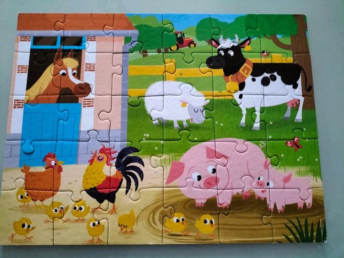 Puzzle sur la ferme - photo numéro 5