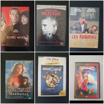 Lot de 6 dvd