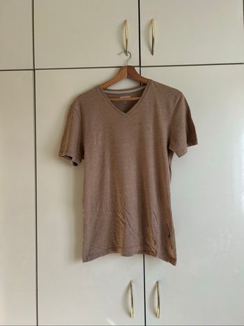 T shirt marron clair