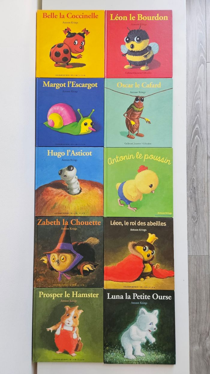 Lot 10 livres Drôles de petites bêtes
