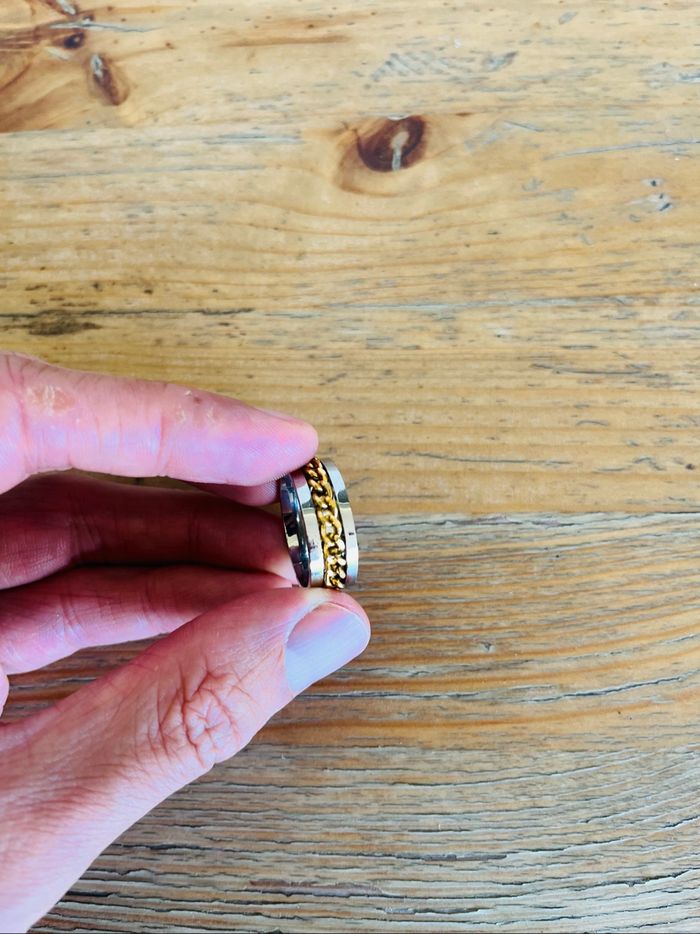 Bague bicolore rotative - photo numéro 4