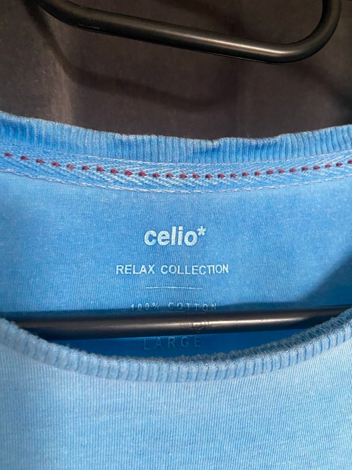 T shirt bleu - photo numéro 2
