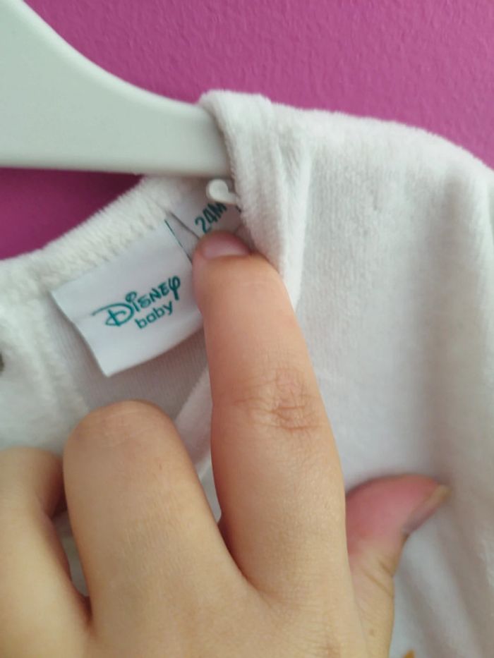 Pyjama velours fille Minnie Disney taille 24 mois b7 - photo numéro 5
