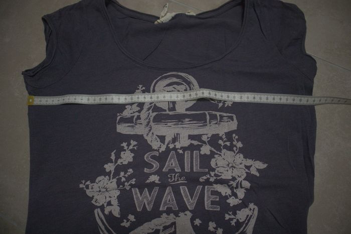 T shirt bleu foncé, taille M - photo numéro 5