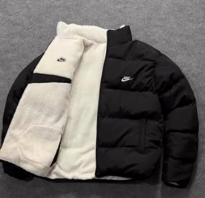Veste doudoune nike double face réversible polaire - photo numéro 2