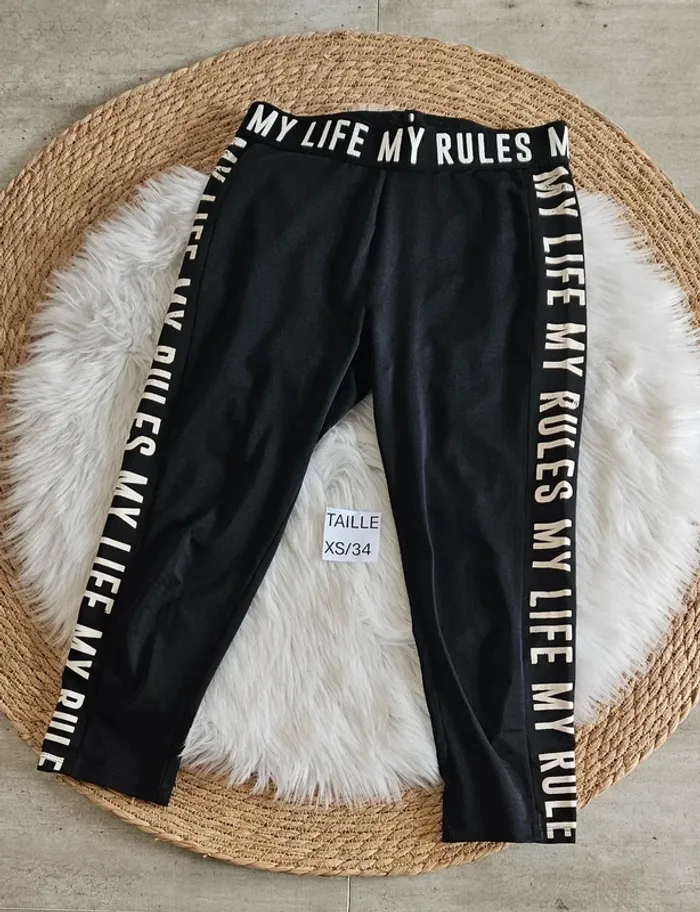 Legging de sport noir, taille XS, de la marque Intersport - photo numéro 5