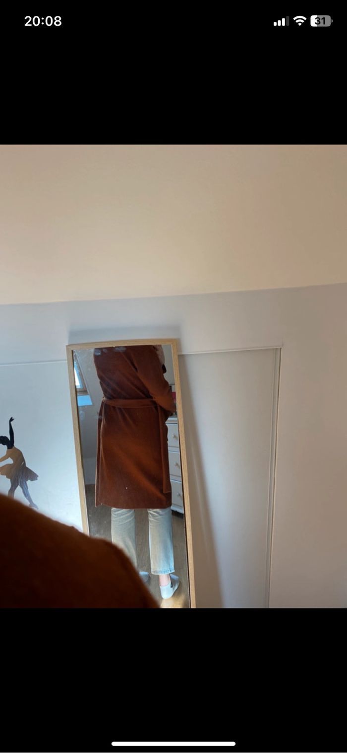 Long manteau marron - photo numéro 4