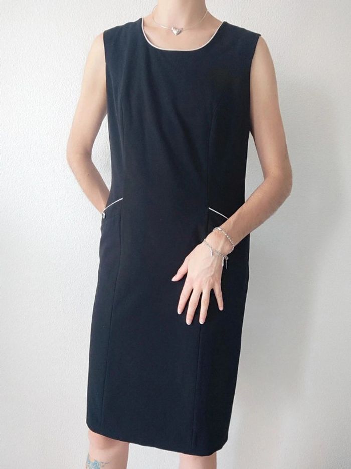 Robe droite poche style année 50 60 vintage / Daxon - 42/XL - photo numéro 4