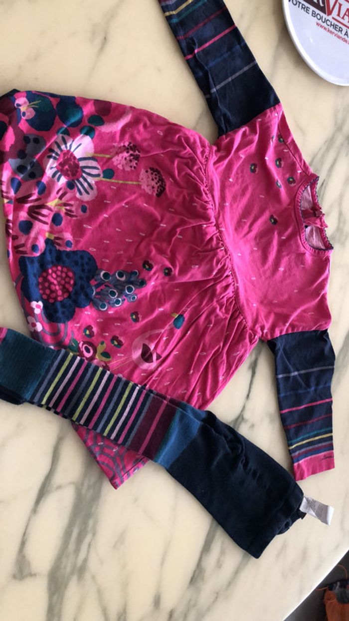 Ensemble robe et collant 2 ans catimini