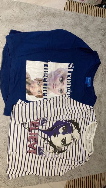 Lots de deux T-shirts, manches longues