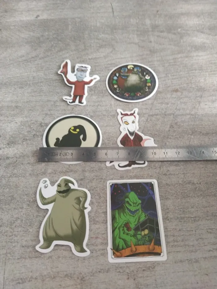 Lot de stickers films l'étrange Noël de monsieur jack (lot B) - photo numéro 6