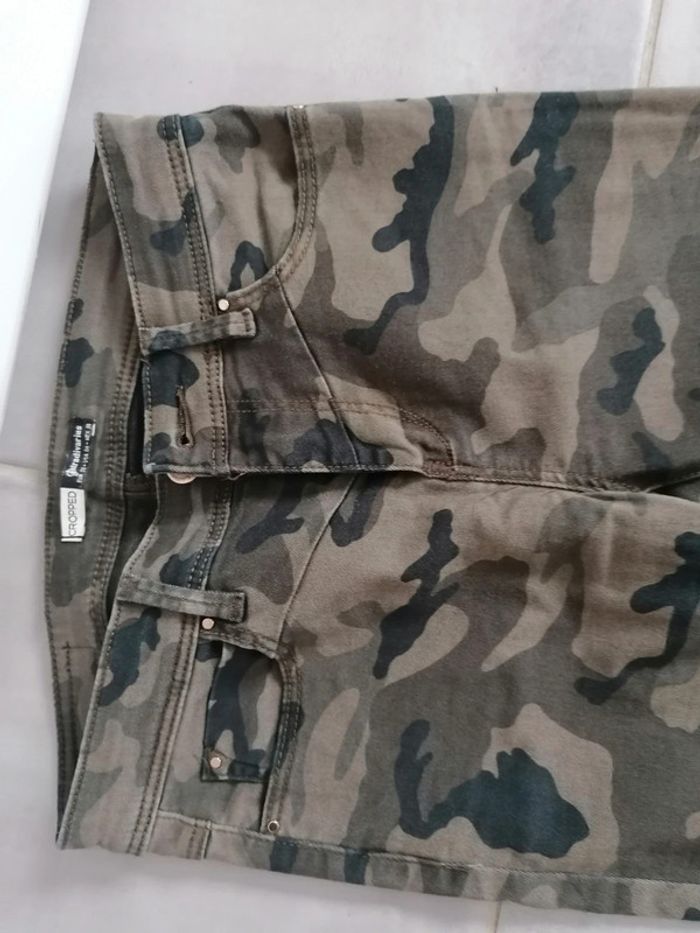 Jean kaki armée femme taille 36 stradivarius - photo numéro 4