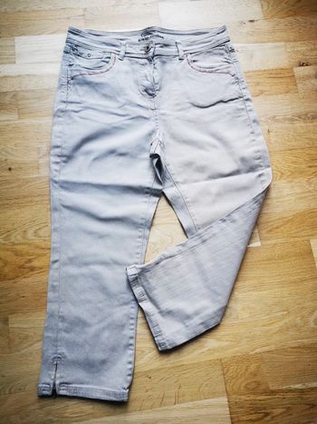 Pantalon corsaire beige