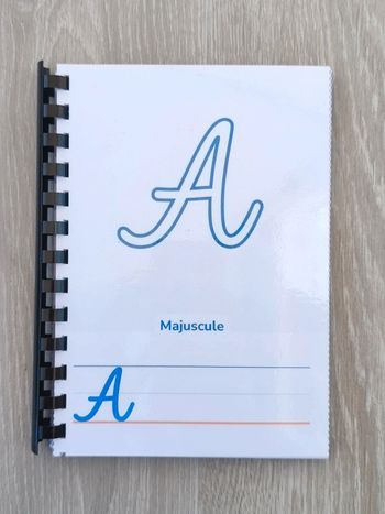 Carnet écriture de l'alphabet