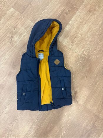 Doudoune sans manche garçon 24 mois