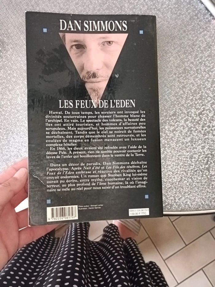 Livre Dan Simmons Les feux de l'Eden - photo numéro 2