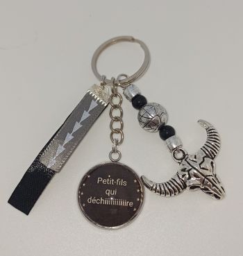 Porte clé petit fils " Petit fils qui déchire "