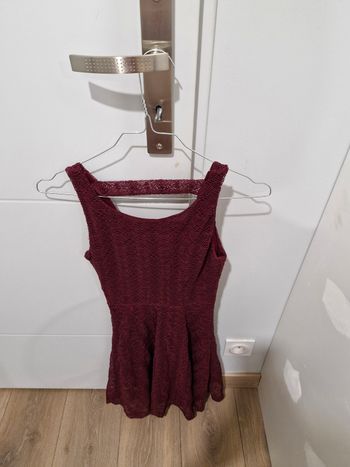 Robe bordeau
