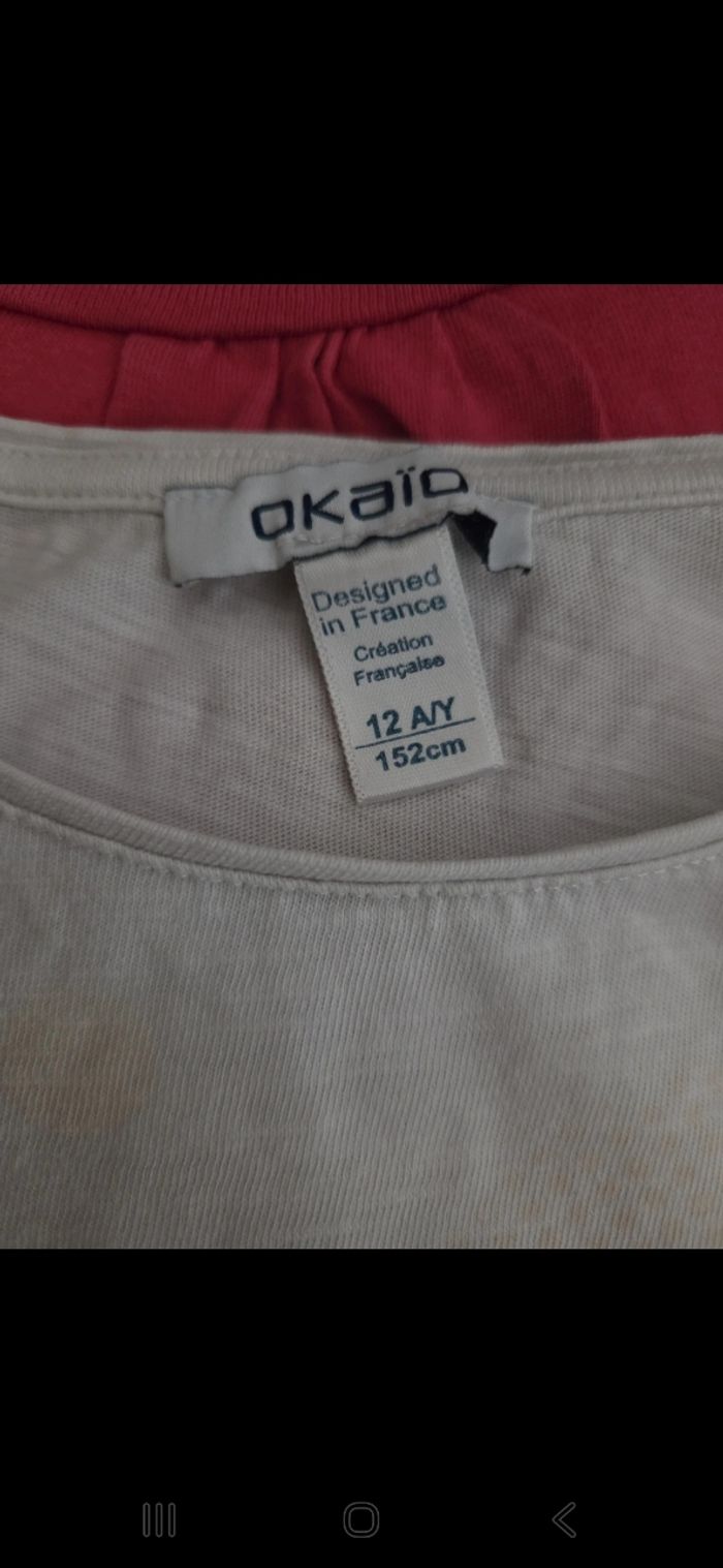 Lot 5 tee-shirts 12 ans - photo numéro 5