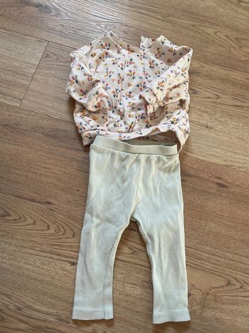 Ensemble sweat + legging kiabi 12 mois