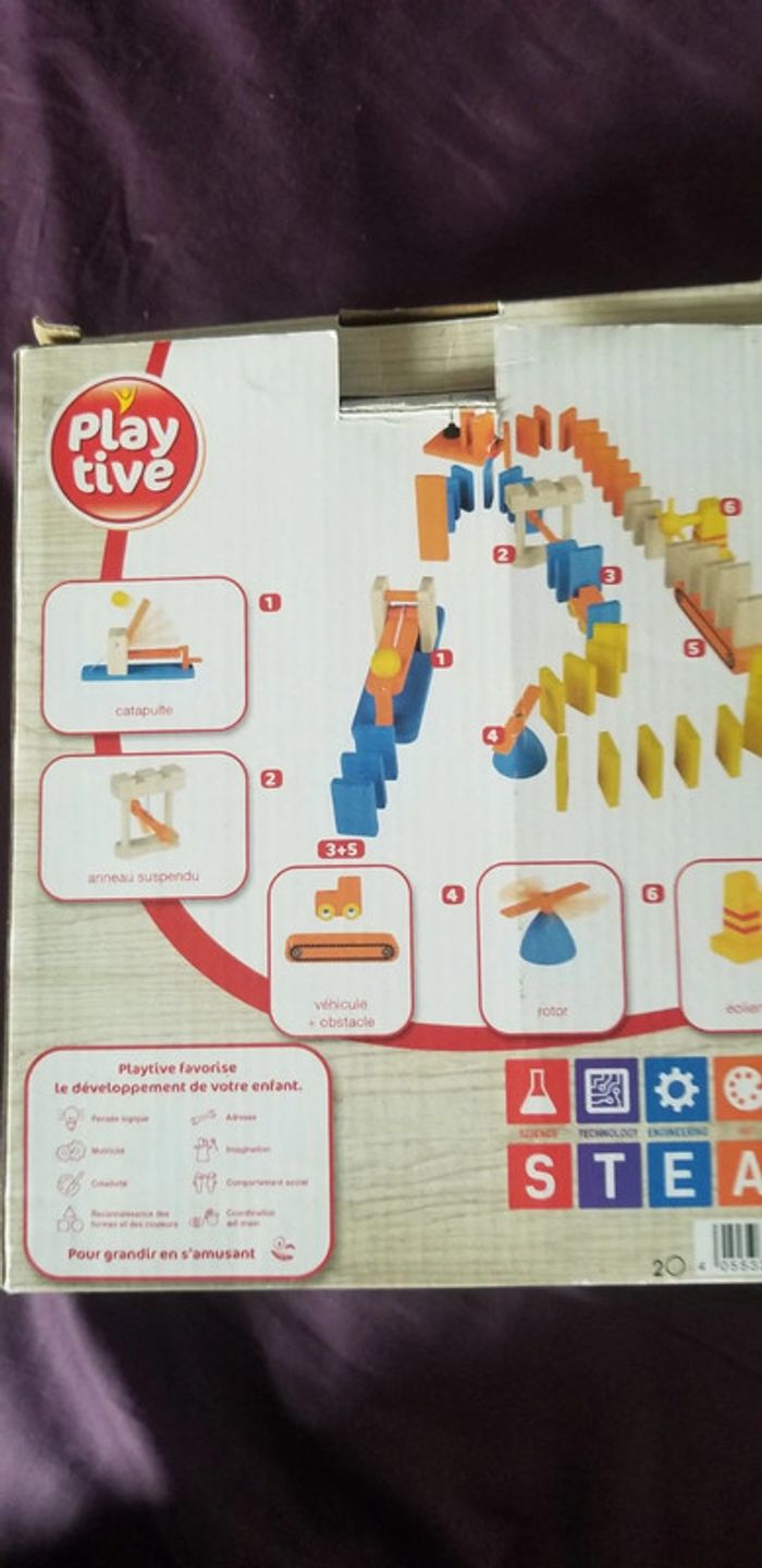 Jeu parcours de domino - photo numéro 2