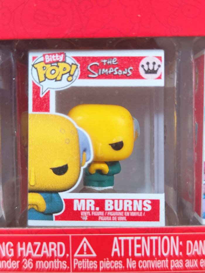 Lot 2 Boîtes Bitty Pop! The Simpsons - 8 Figurines dont 2 CHASE Rare - photo numéro 4