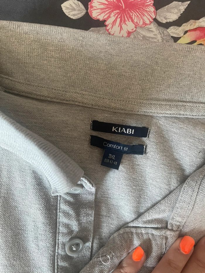 Lot polo homme grande taille gris - photo numéro 9