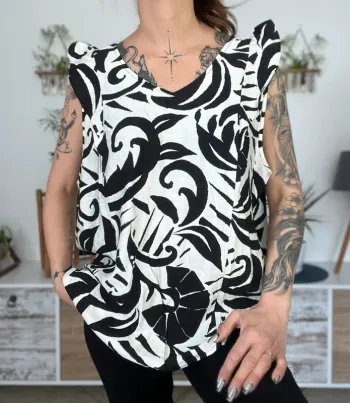 SOLDE Blouse sans manches taille 4; taille 48 - Christy ( spécialiste grande taille)  - neuf