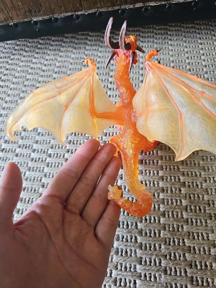 Figurine dragon de feu plastoy - photo numéro 10