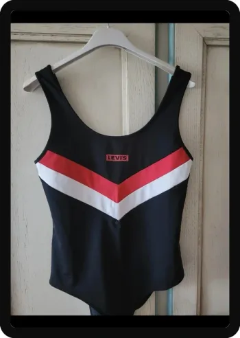Body tricolore noir Levis