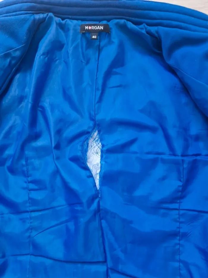 Veste Morgan bleue taille 40 - photo numéro 10