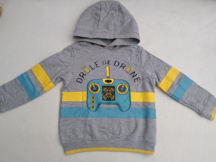 Sweat à capuche garçon Sergent Major 5 ans - photo numéro 2