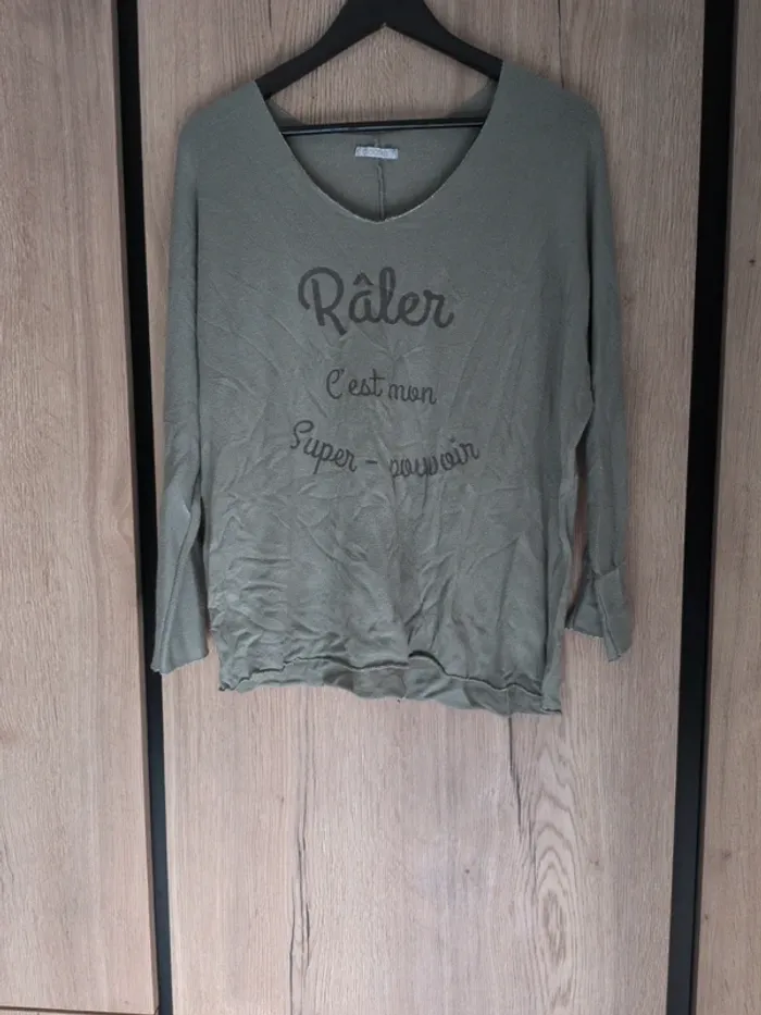 T-shirt manche longue Taille L