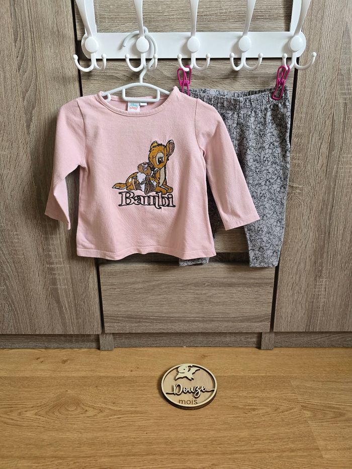 Vêtement Bébé Fille - Ensemble Bambi - Disney - 12 mois