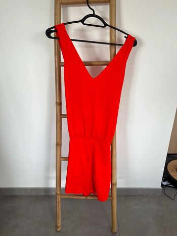 Combi short rouge
