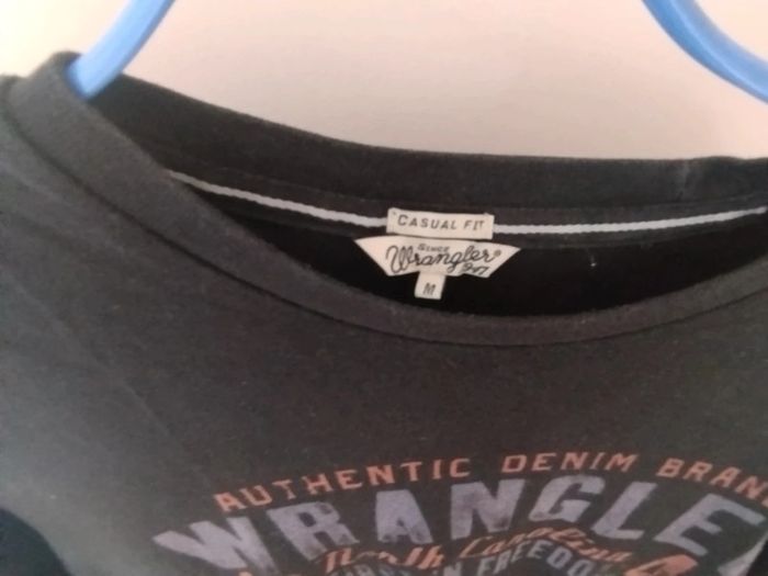 Tee shirt manche longue wrangler - photo numéro 2