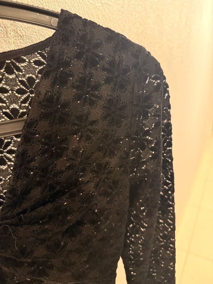 Bodie dentelle noir manche longue - photo numéro 5