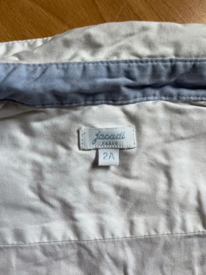 Belle chemise blanche ML Jacadi T. 24 mois/2 ans garçon TBE - photo numéro 8