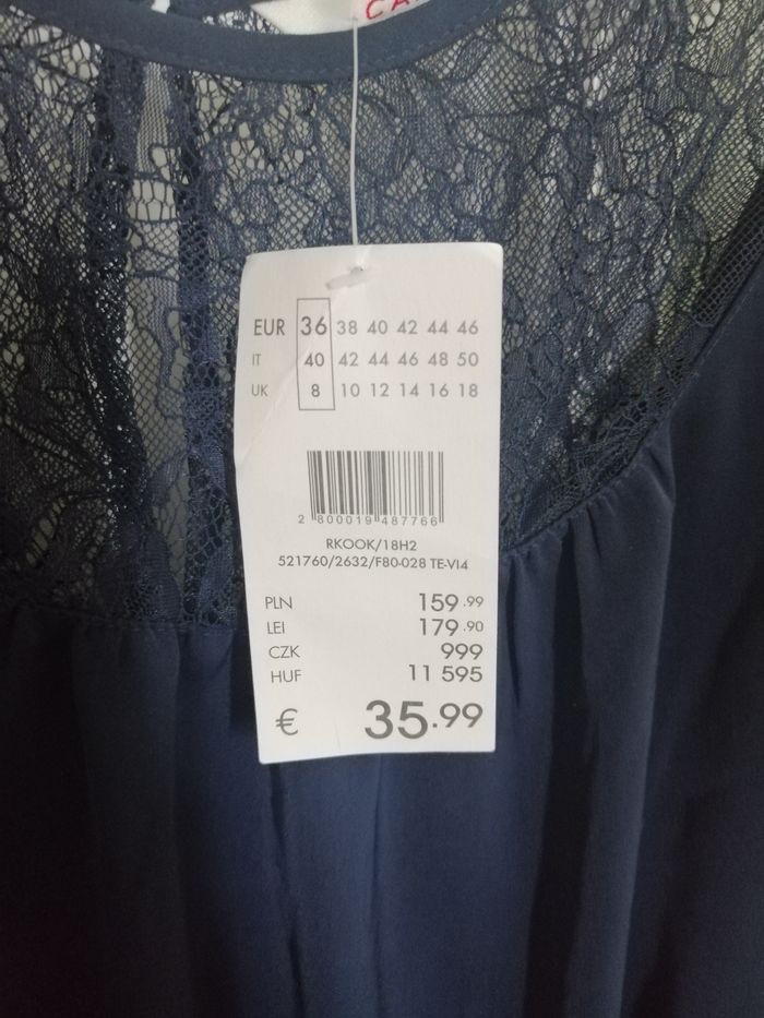 Robe bleue camaïeu neuve - photo numéro 5