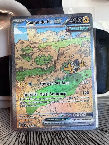Carte Pokémon Faille paradoxe - Paume de fer ex 248/182