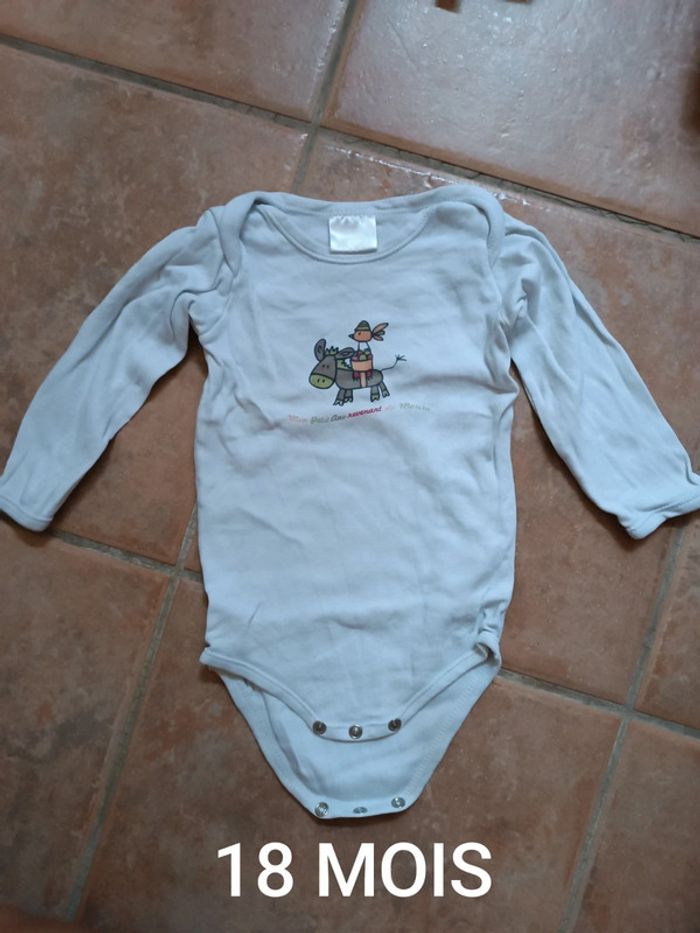 Body garçon 18 MOIS