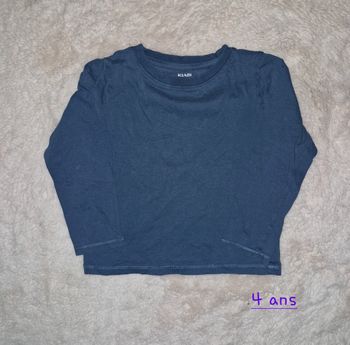 T-shirt manches longues garçon 4 ans
