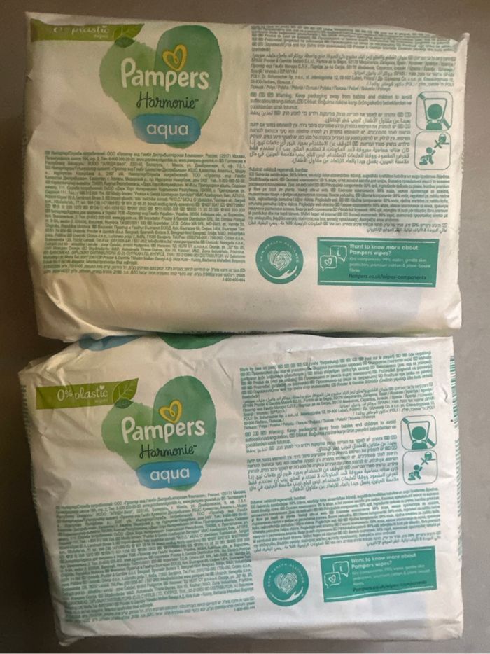 Lot de lingettes Pampers Aqua neuves - photo numéro 2