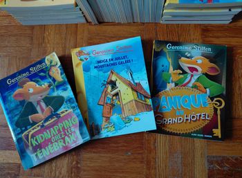 Lot de 3 livres geronimo stilton 49 51 55