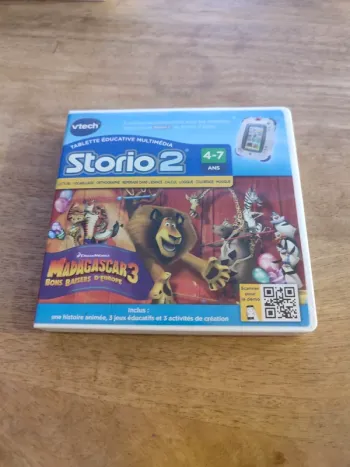 Jeu VTech Storio 2 Madagascar 3