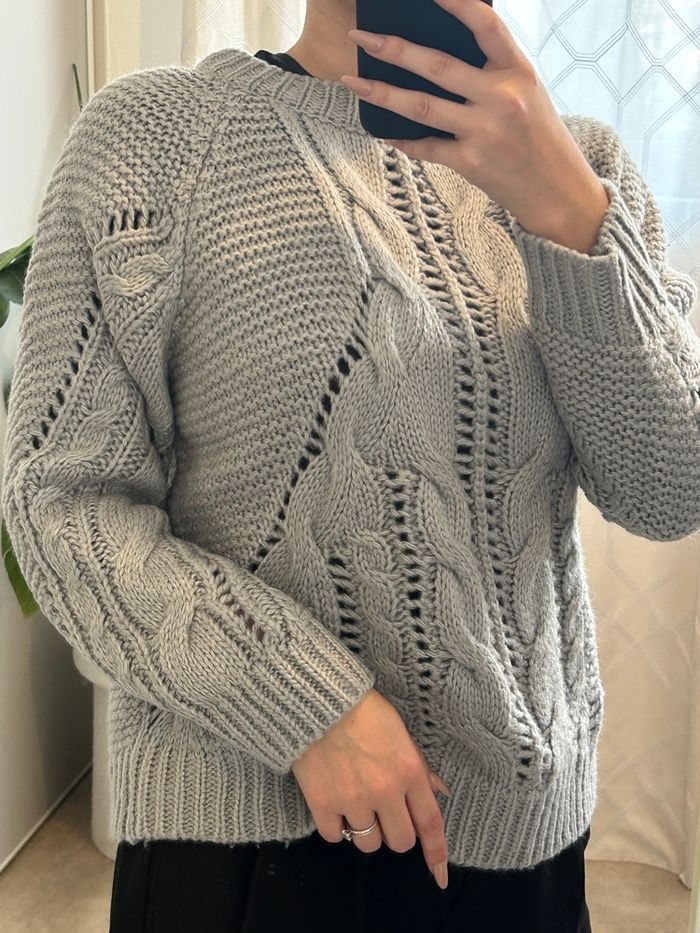 Pull gris - photo numéro 2